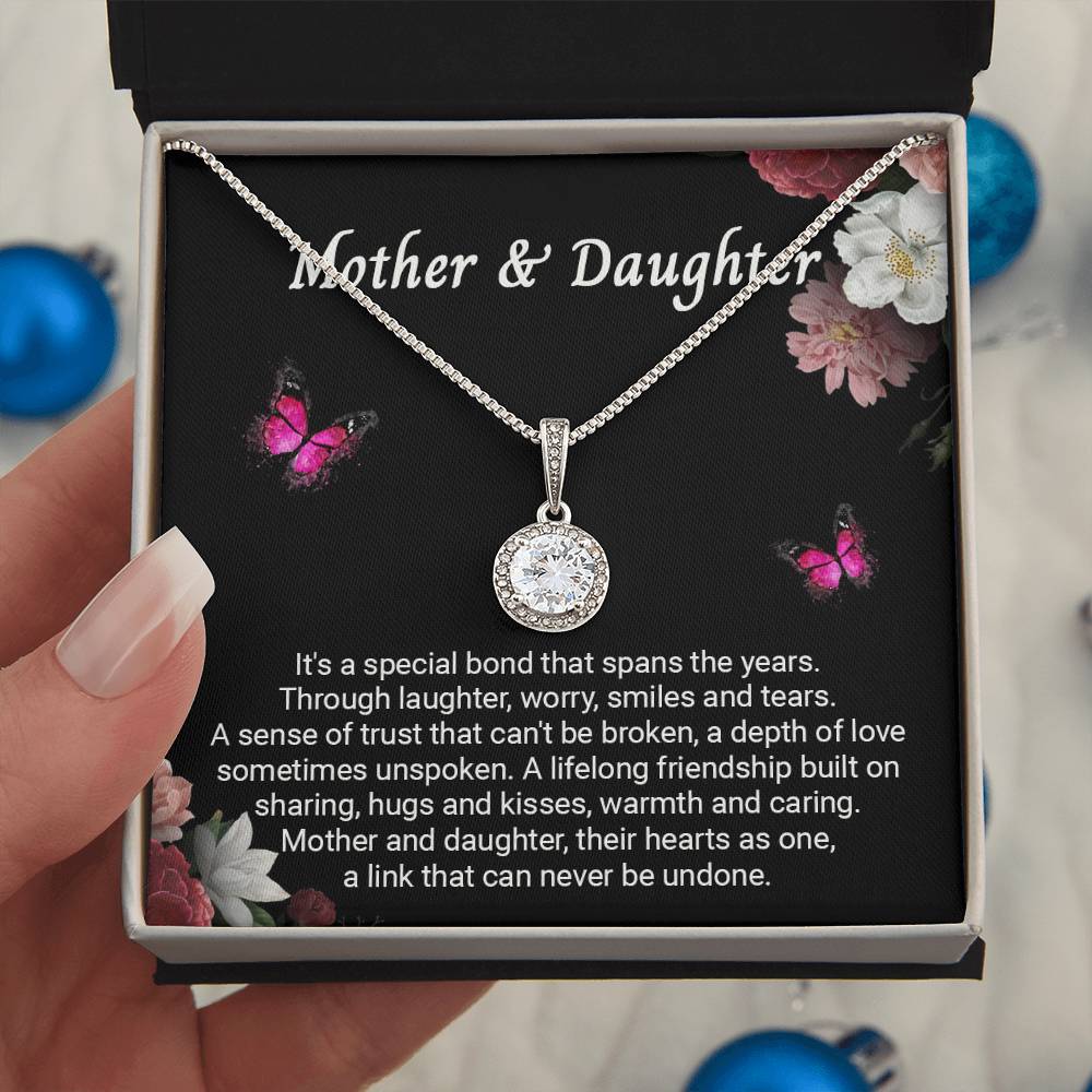 Gifts For My Daughter, Mom And Daughter Eternal Hope Necklace