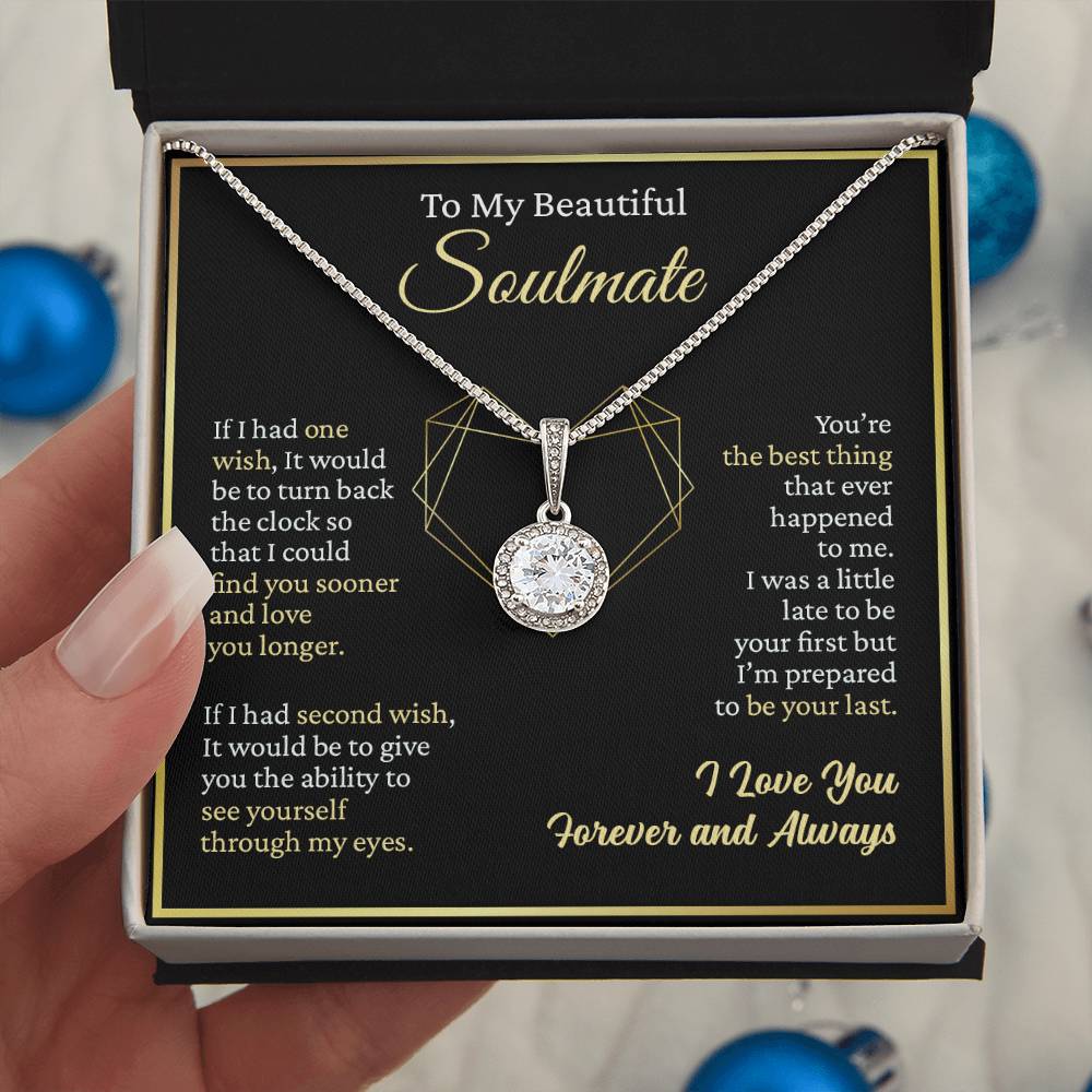 To My Beautiful Soulmate Eternal Hope Necklace