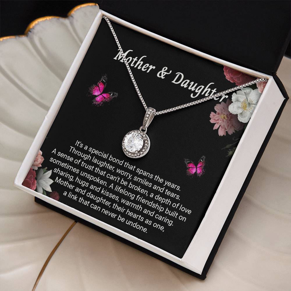 Gifts For My Daughter, Mom And Daughter Eternal Hope Necklace