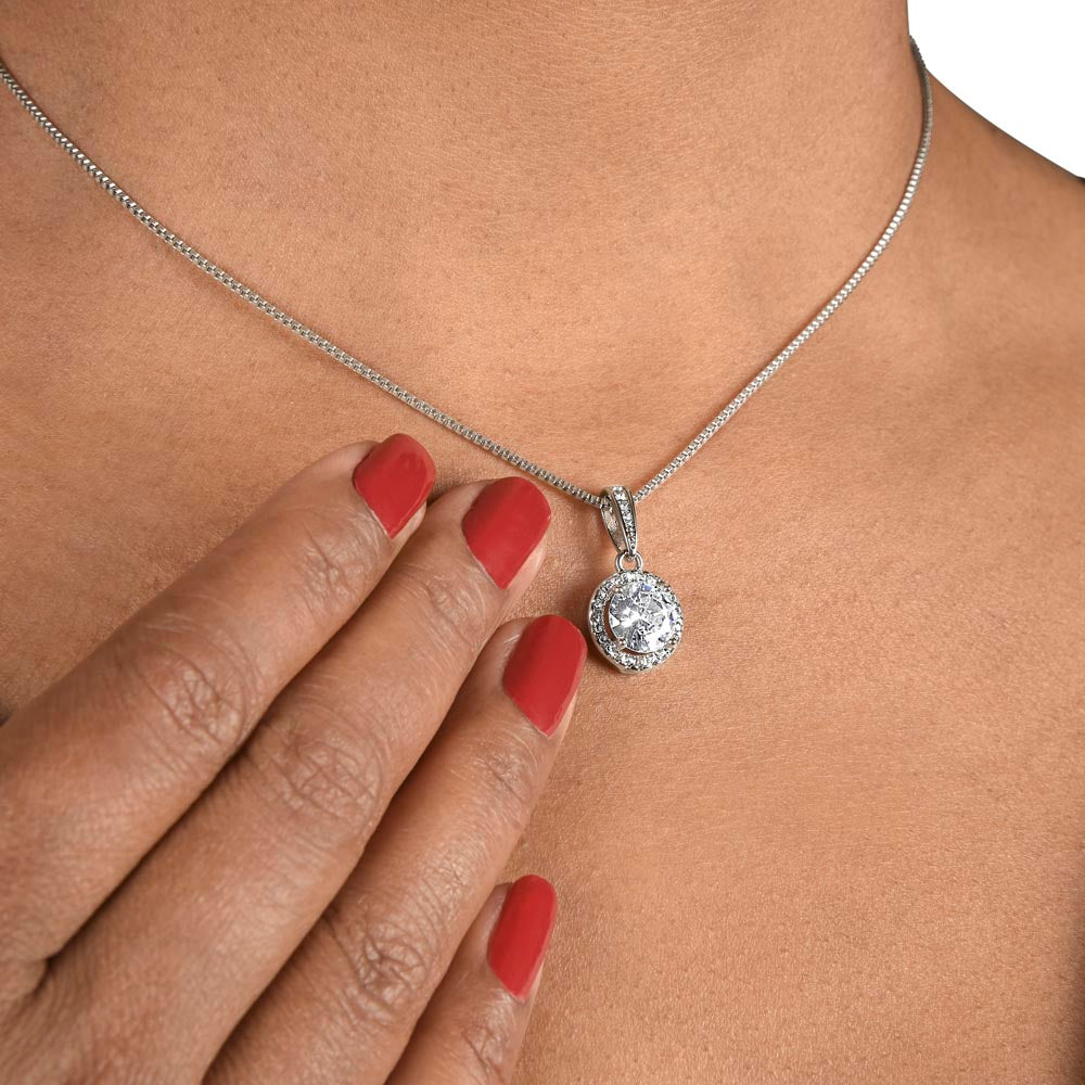 To My Future Wife, Engagement Gift Eternal Hope Necklace