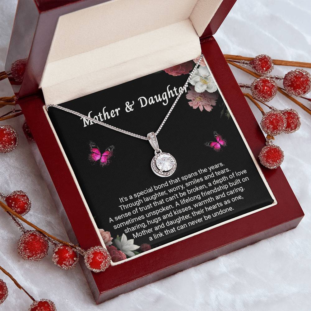 Gifts For My Daughter, Mom And Daughter Eternal Hope Necklace