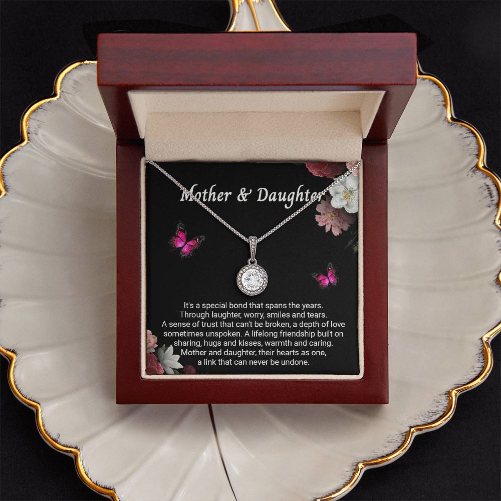 Gifts For My Daughter, Mom And Daughter Eternal Hope Necklace