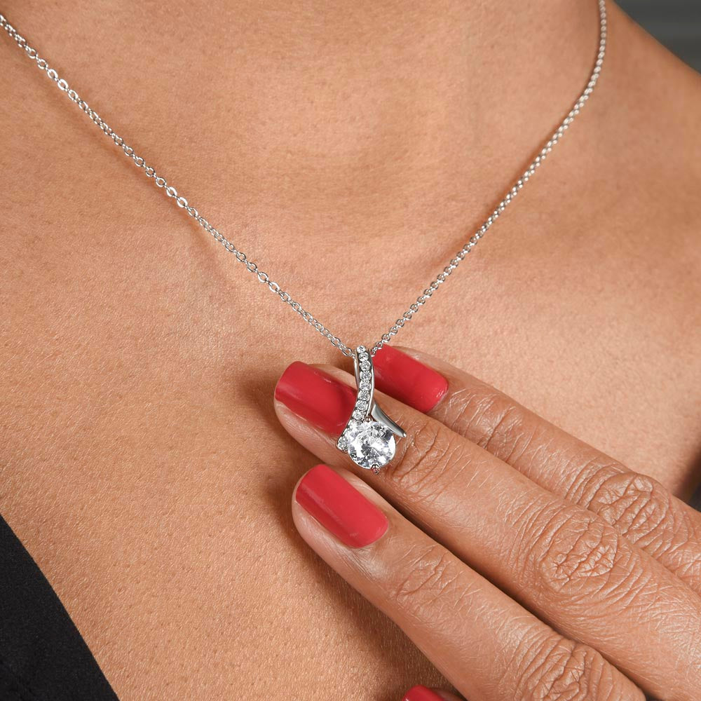 To My Beautiful Soulmate - I Love You Forever And Always Alluring Necklace