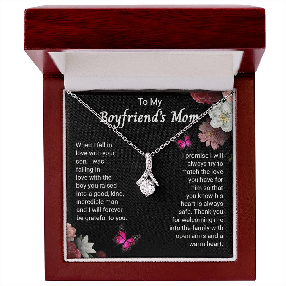 To My Boyfriend's Mom, Mother's Day Gift For Boyfriend's Mother Alluring Necklace